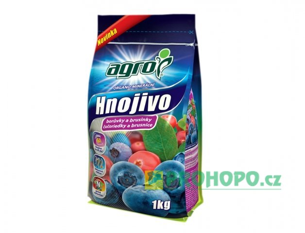 AGRO Hnojivo organo-minerální pro borůvky a brusinky 1kg