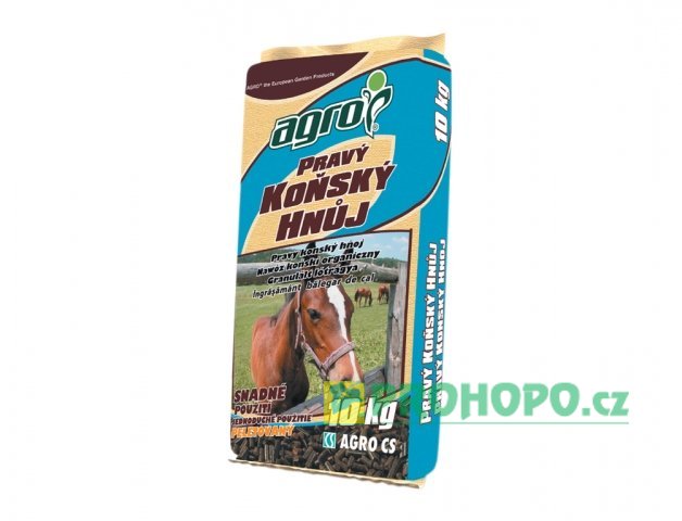 AGRO Koňský hnůj pravý 10kg
