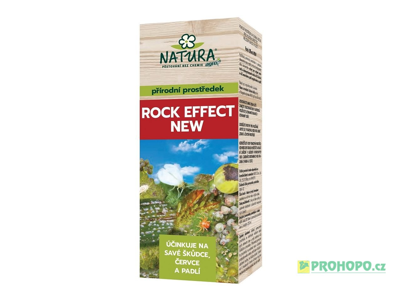 AGRO Natura Rock Effect New 250ml - biologický přípravek proti škůdcům včetně přezimujících a padlí