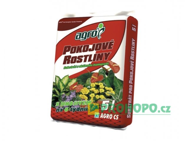 AGRO Substrát pro pokojové rostliny 5l