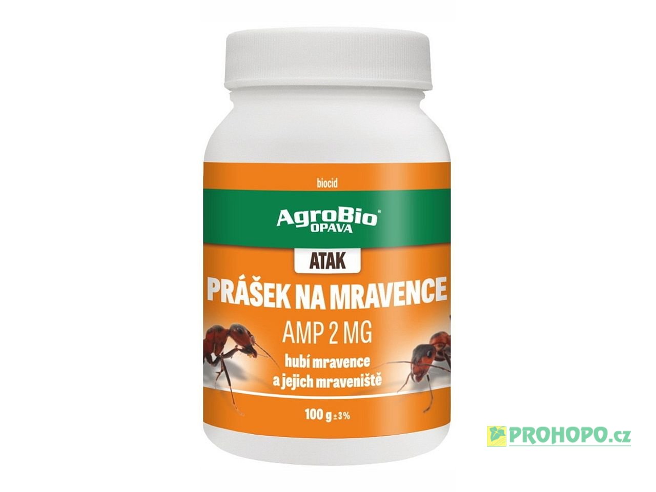 ATAK AMP 2MG prášek na mravence 100g - k likvidaci mravenců posypem, postřikem a kropením