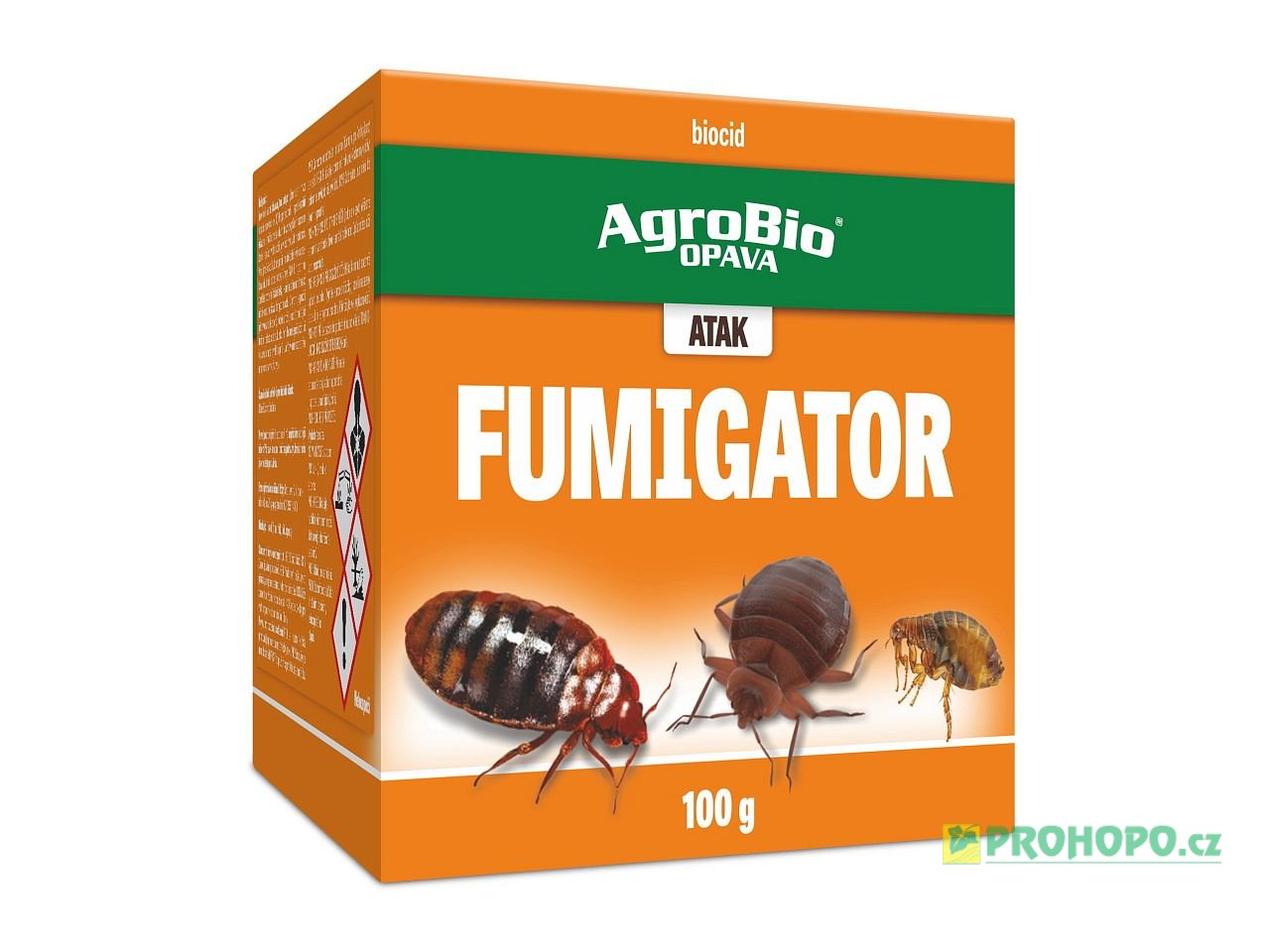 ATAK Fumigator 100g - vodou aktivovaná XXL dýmovnice pro úplné hubení hmyzu