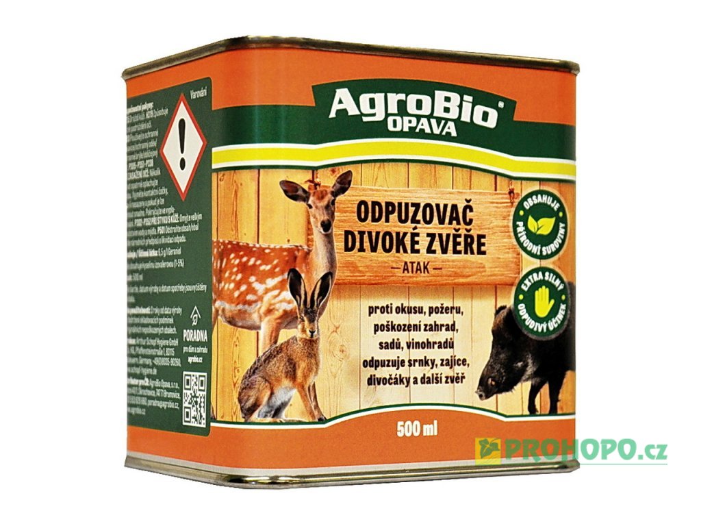 ATAK Odpuzovač divoké zvěře 500ml - k vytvoření pachových ohradníků proti divoké zvěři