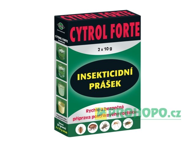 Cytrol Forte 2x10g - k hubení široké škály obtížného létajícího a lezoucího hmyzu, zejména štěnic