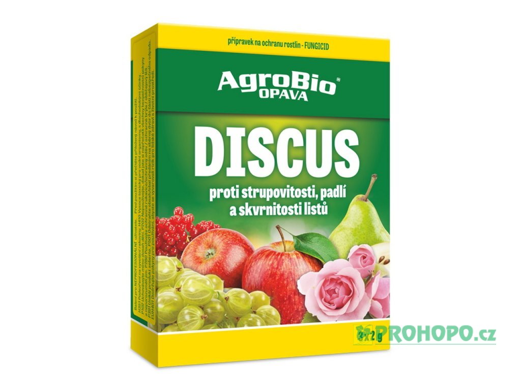 Discus 3x2g - proti strupovitosti, padlí, americkému padlí a skvrnitosti