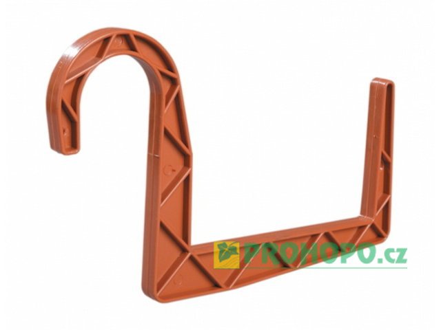 Držák truhlíku Universal 12cm na trubku terracota