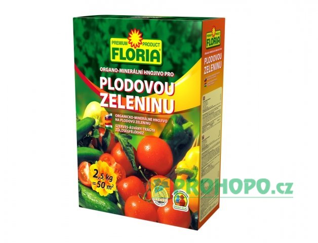 FLORIA Organo-minerální hnojivo pro plodovou zeleninu 2,5kg