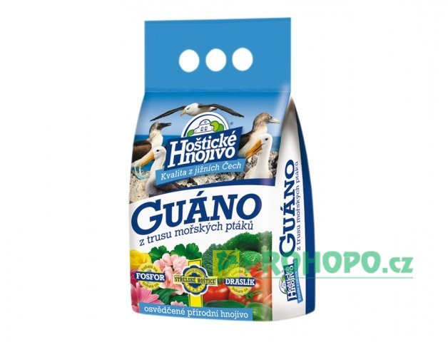 FORESTINA Hoštické Hnojivo Guáno granulované 2,5kg - přírodní hnojivo