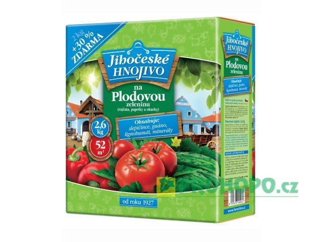 FORESTINA Jihočeské hnojivo na plodovou zeleninu 2kg + 30% zdarma