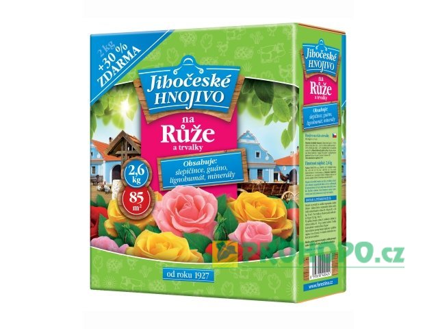 FORESTINA Jihočeské hnojivo na růže a trvalky 2kg + 30% zdarma