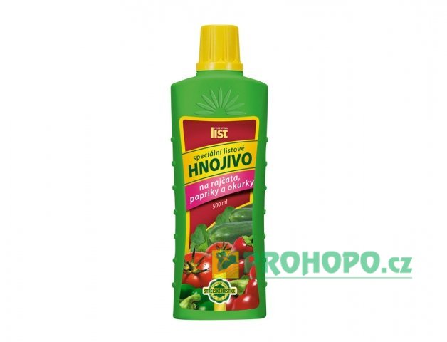FORESTINA List Hnojivo na papriky, rajčata a okurky 500ml - speciální listové hnojivo s kolagenem