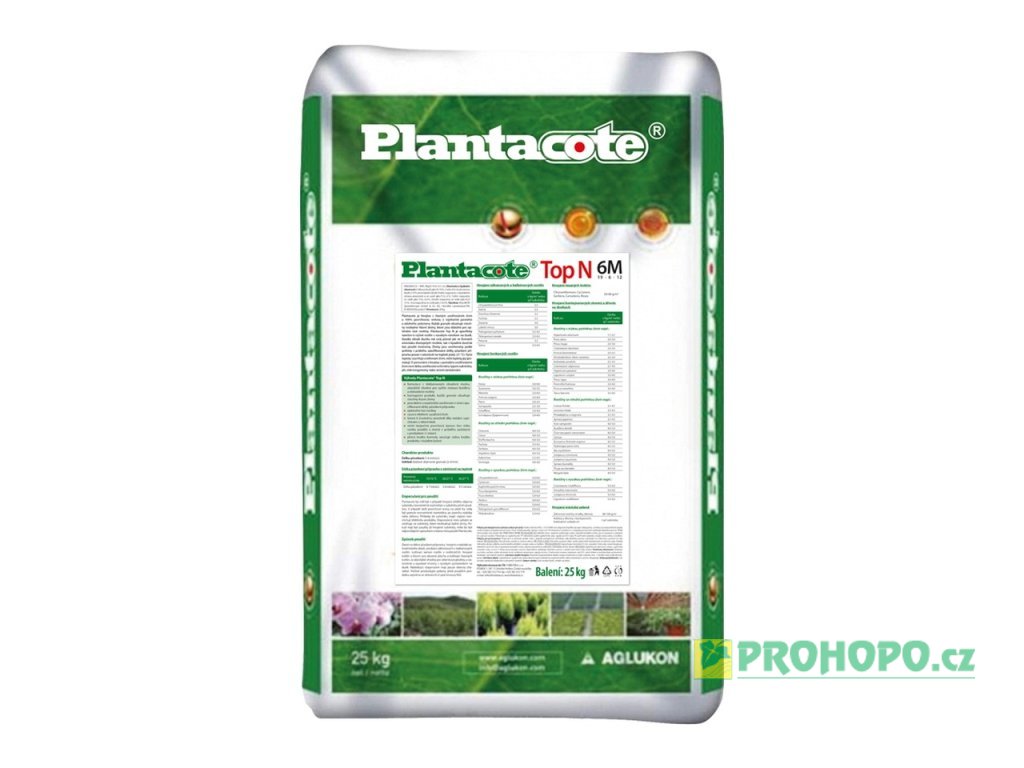 FORESTINA Plantacote Top N  6M 25kg - pro běžné sázení rostlin s vysokým požadavkem na dusík