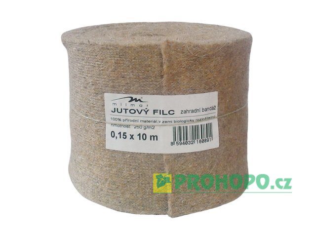 Jutový zahradní filc 0,15x10m - bandáž