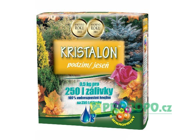 Kristalon Podzim 500g - pro bezproblémové přezimování rostlin s nízkým obsahem N