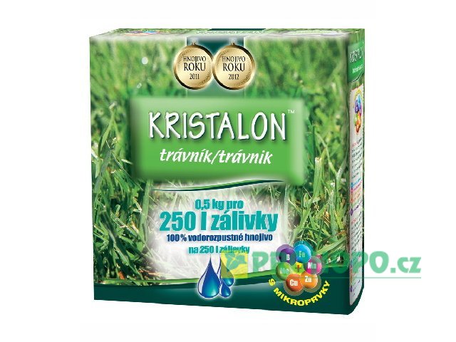 Kristalon Trávník 500g - pro rychlý počáteční růst na půdách s vysokým obsahem draslíku