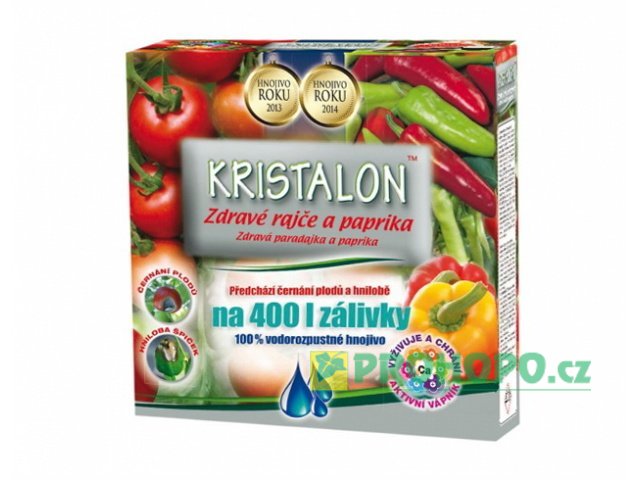 Kristalon Zdravé rajče a paprika 500g - proti černání rajčat a hnilobě špiček paprik