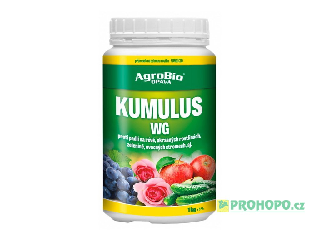 Kumulus WG 1kg - k ochraně proti padlí na révě, zelenině, ovocných a okrasných rostlinách