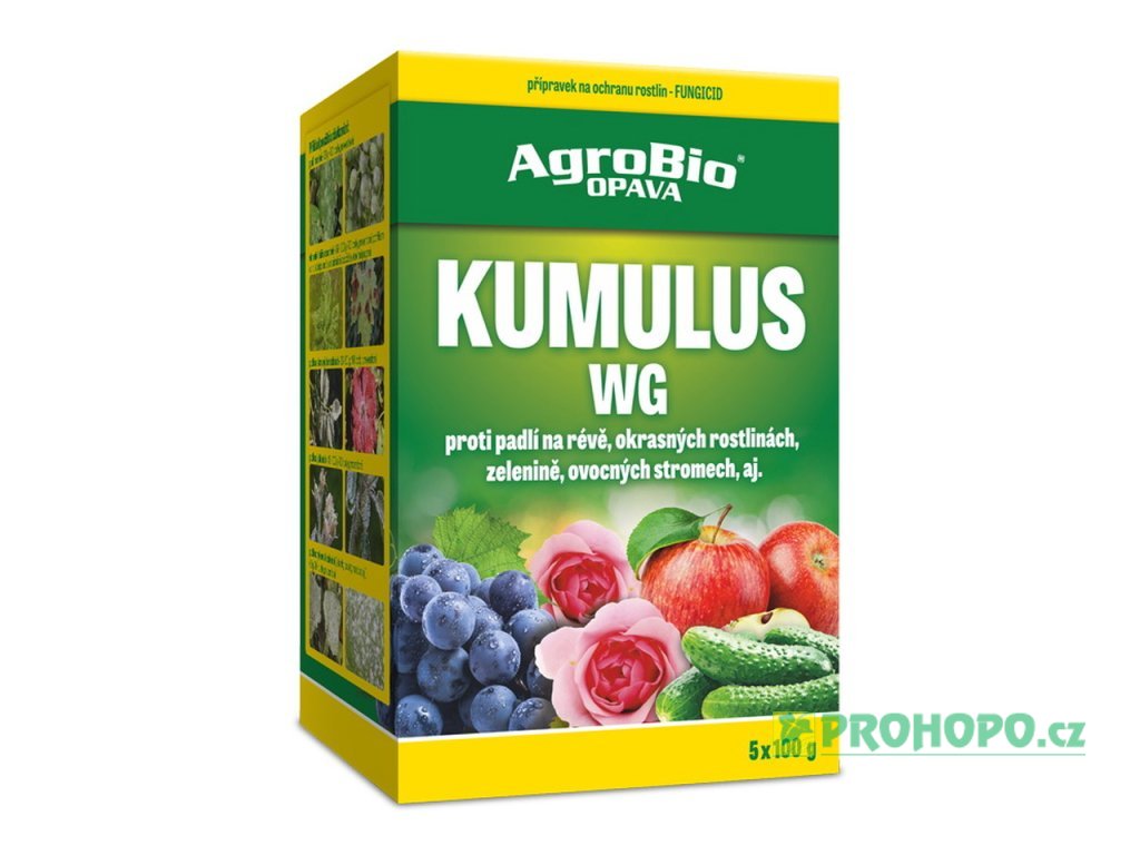 Kumulus WG 5x100g - k ochraně proti padlí na révě, zelenině, ovocných a okrasných rostlinách
