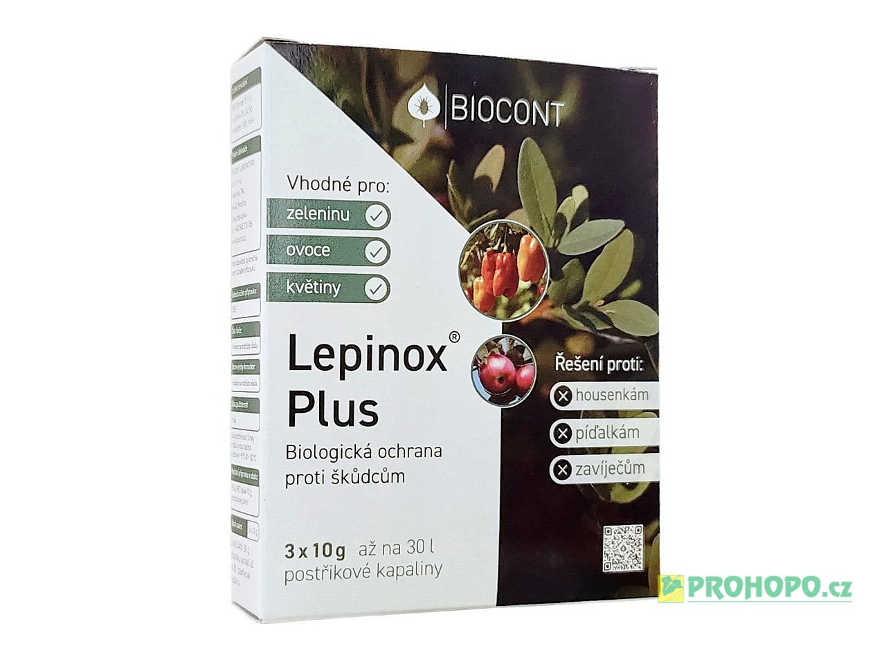 Lepinox Plus 3x10g - biologický přípravek proti žravým škůdcům