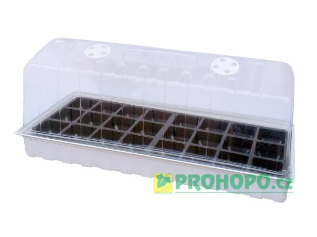 MINIPA Miniskleník s ventilací 47x20x20cm včetně sadbové desky - 24 jamek