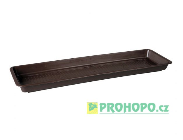Miska Garden pod truhlík 40cm hnědá