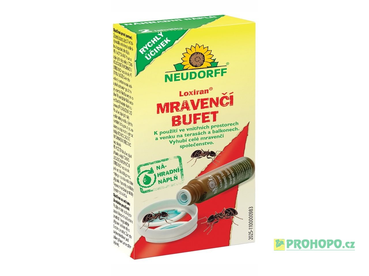NEUDORFF Loxiran Mravenčí bufet 2 náplně - biologický návnadový roztok k odstranění mravenců