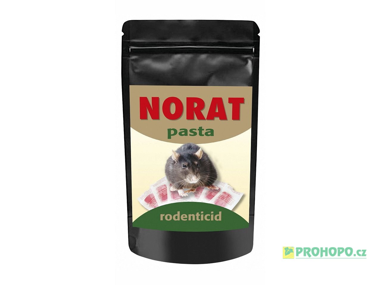 Norat 25 Pasta 10x15g - pastovitá deratizační nástraha do prostředí s nízkou teplotou