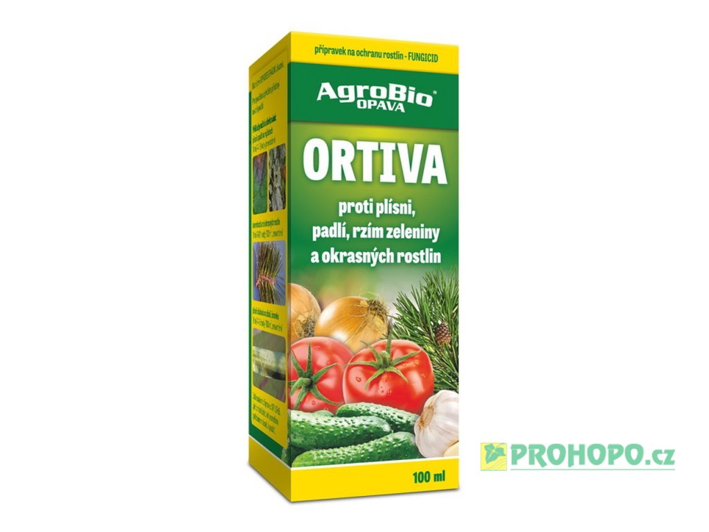 Ortiva 100ml - proti houbovým chorobám zeleniny, sypavce borové, rzím a skvrnitostem