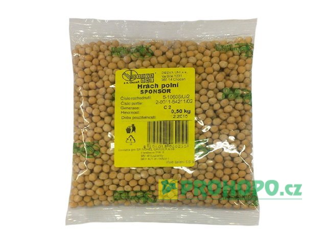OSEVA UNI Hrách setý 500g - uznané certifikované osivo pro zelené hnojení