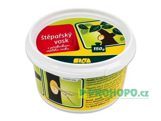 Papírna Moudrý Štěpařský vosk 150g - k roubování a ošetření ran po řezu a oděrech v sadařství