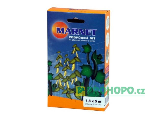 Podpůrná síť Marnet 1,8x5m - pro pěstování zeleniny a květin