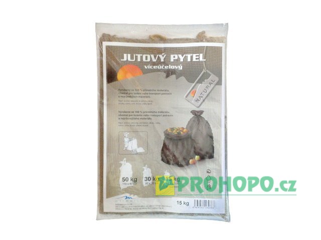 Pytel jutový 30x60cm do 15kg s úvazkem