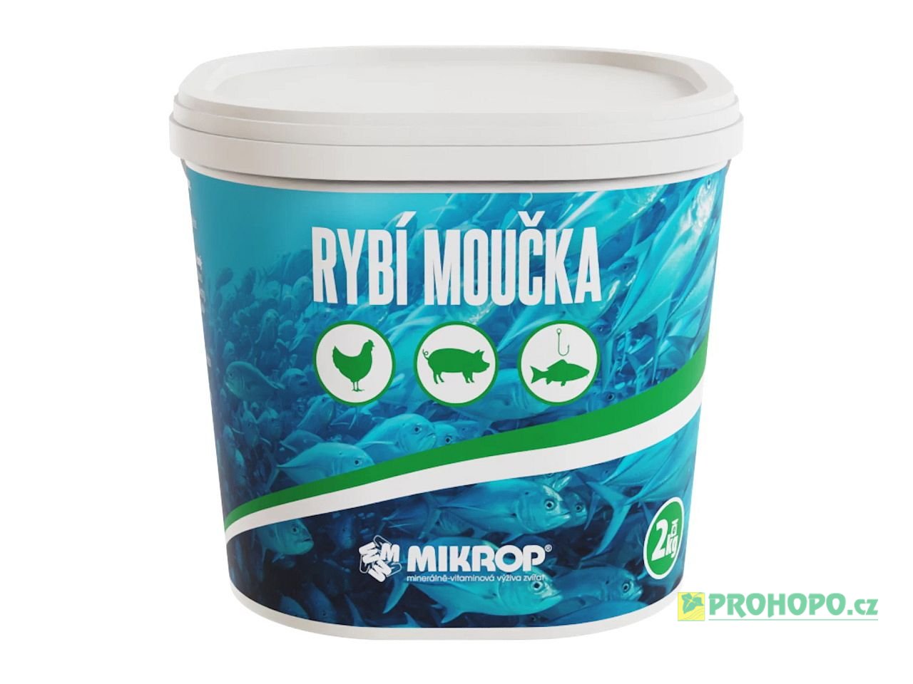 Rybí moučka 2kg - prevence proti ozobávání drůbeže