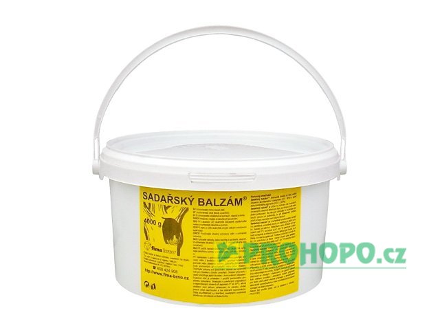 Sadařský balzám 4kg - k ochraně ran dřevin po řezu, ohryzu zvěří nebo jiném poškození