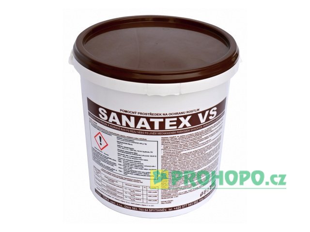 Sanatex VS 10kg - k ošetření ran po řezu a jiném poškození ovocných, okrasných a lesních dřevin