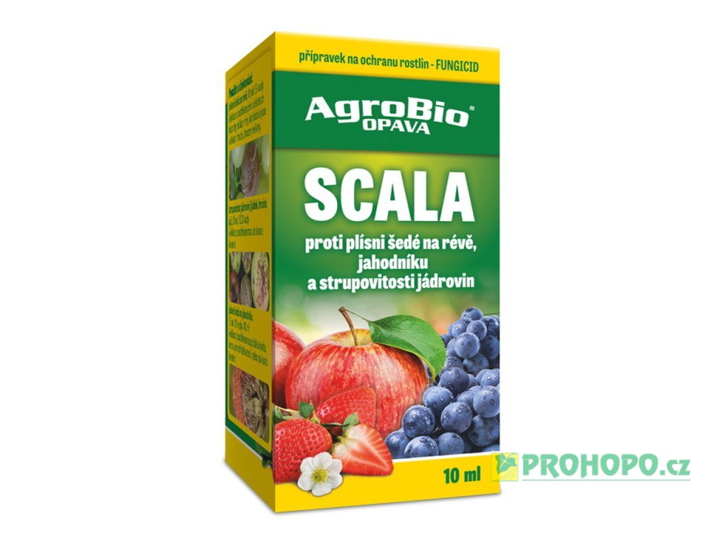 Scala  10ml - proti plísni šedé na révě, jahodníku a strupovitosti jádrovin