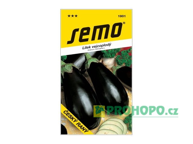 SEMO Lilek Český raný / Krasan fialový vejcoplodý