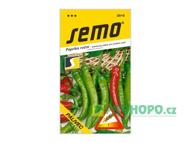 SEMO Paprika zeleninová Pálivec pálivá k rychlení i na pole