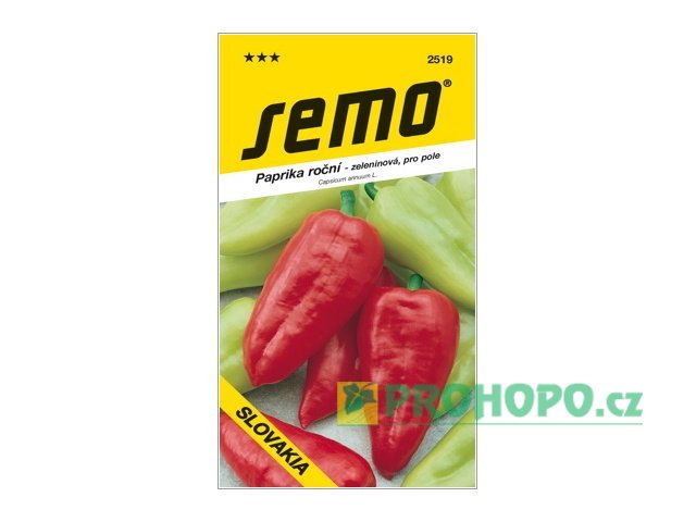 SEMO Paprika zeleninová Slovakia sladká na pole