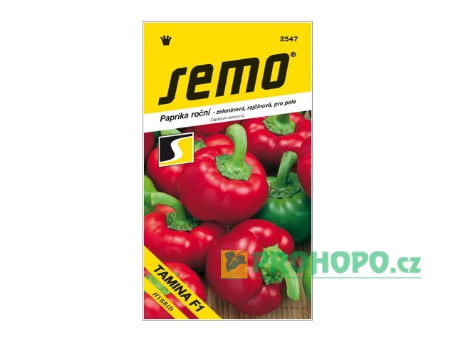 SEMO Paprika zeleninová Tamina F1 sladká na pole