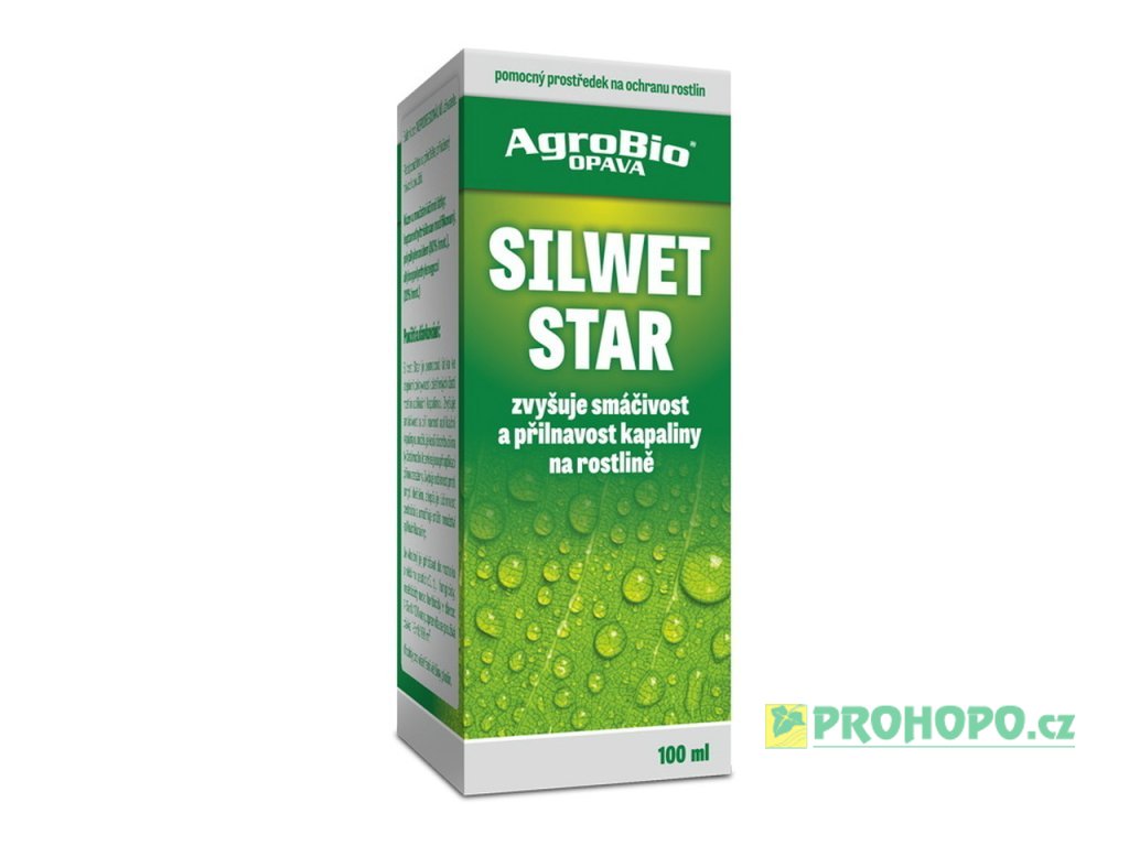 Silwet Star 100ml - ke zlepšení pokryvnosti ošetřených částí rostlin aplikační kapalinou