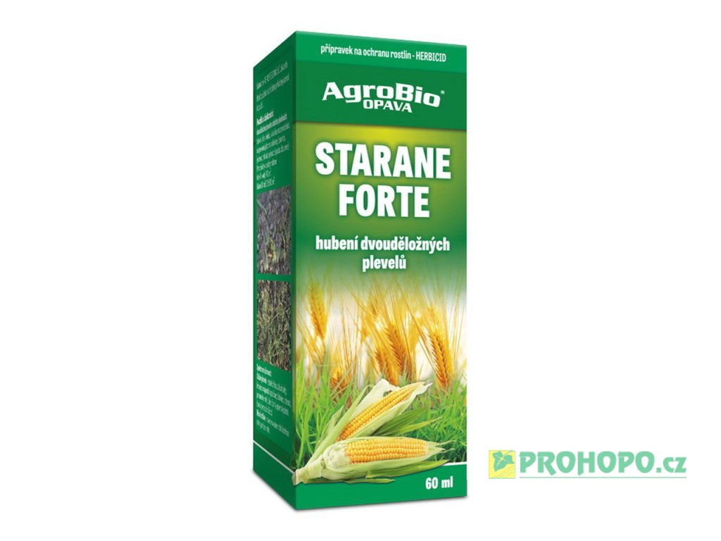 Starane Forte 60ml - k hubení odolných jednoletých i vytrvalých dvouděložných plevelů v trávníku