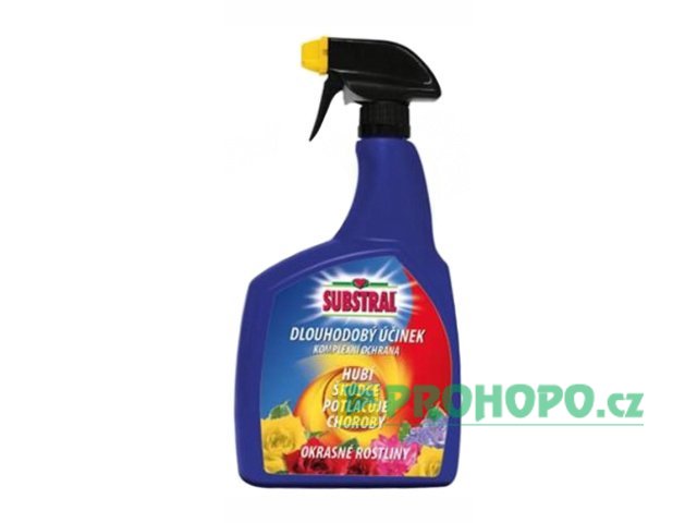 Substral Komplex 800ml RTU - proti mšicím, padlí růžovému, černé skvrnitosti růží a rzi růžové