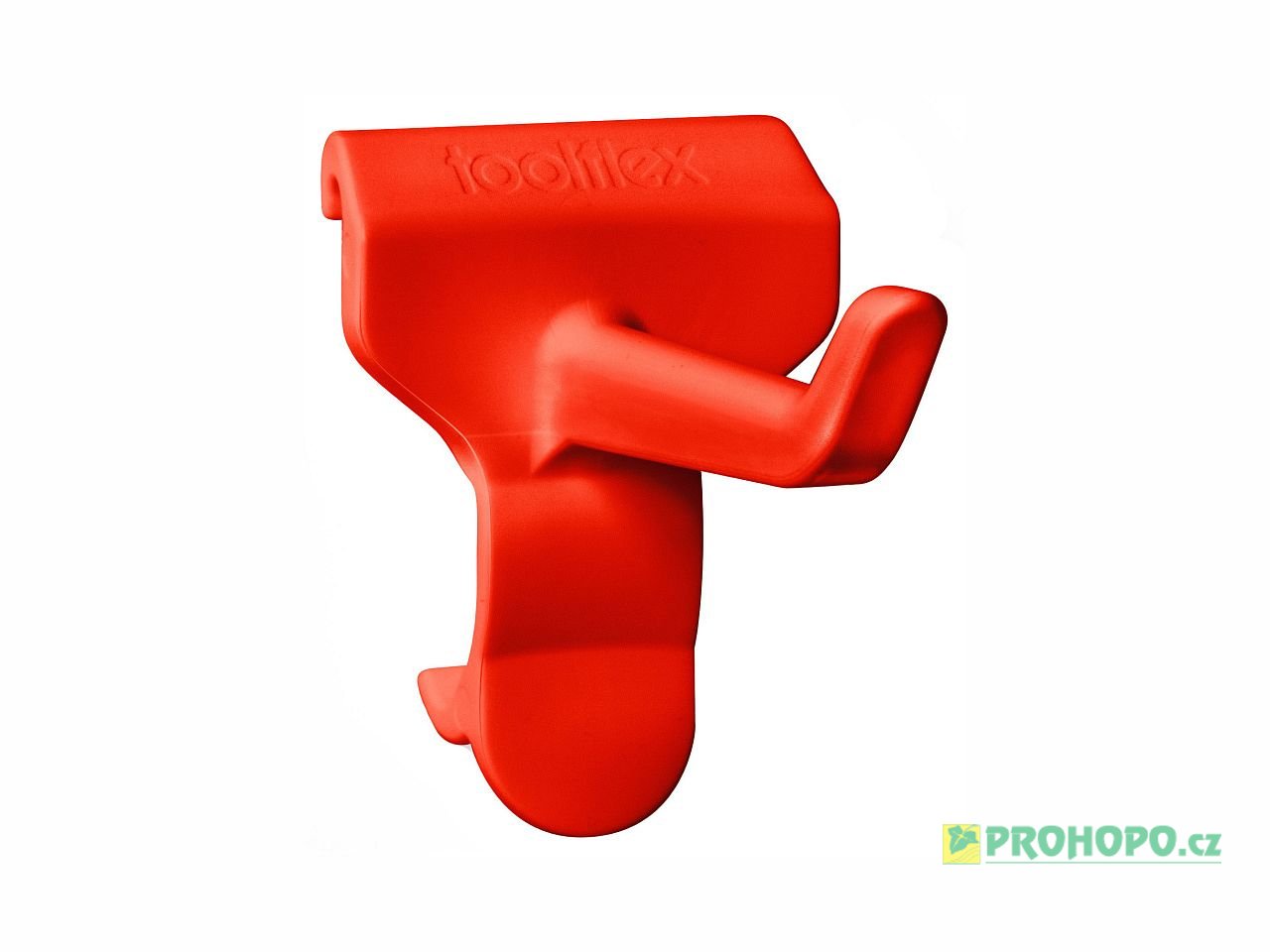 Toolflex One Háček P01H-2 červený do lišty - pro přehledné a bezpečné pověšení nářadí