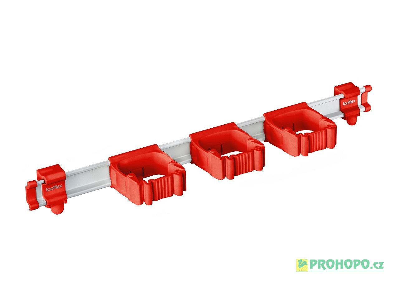 Toolflex One Lišta 5-3-2 hliníková 54cm včetně 3 červených držáků TF2-2 [15-35mm]