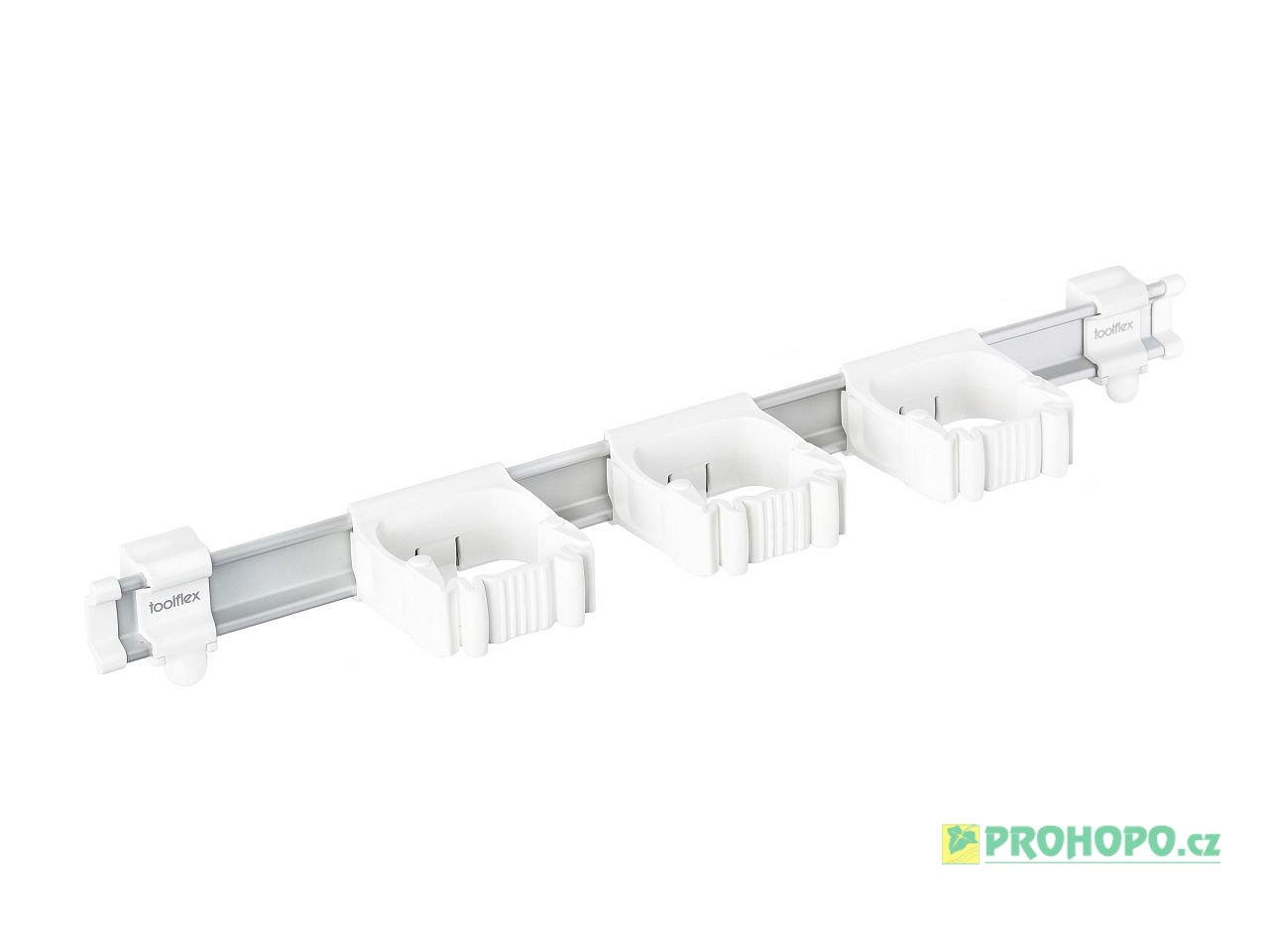 Toolflex One Lišta 5-3-3 hliníková 54cm včetně 3 bílých držáků TF2-3 [15-35mm]