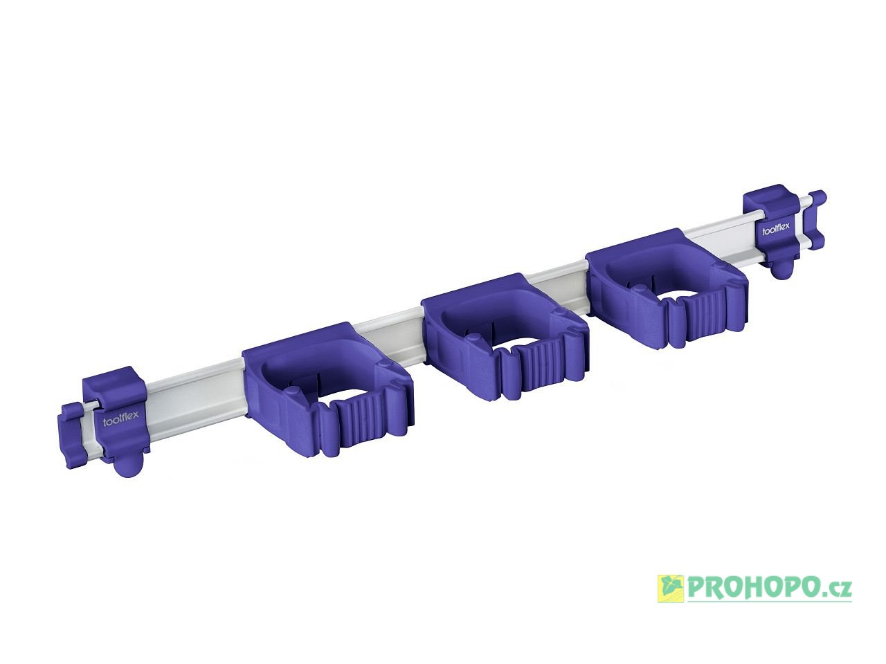 Toolflex One Lišta 5-3-9 hliníková 54cm včetně 3 fialových držáků TF2-9 [15-35mm]