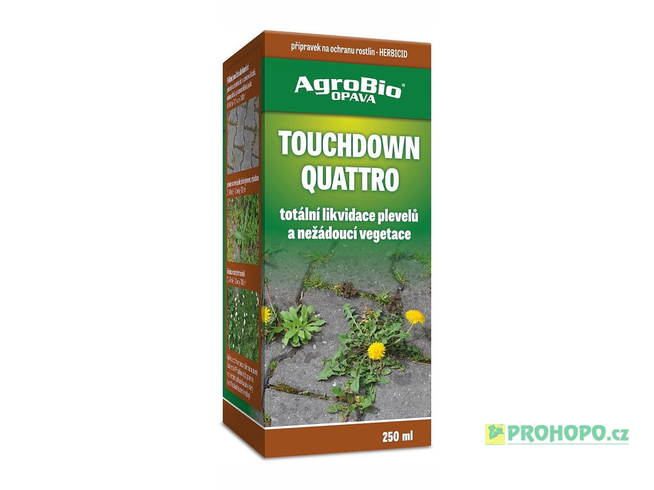 Touchdown Quattro 250ml - k hubení veškeré nežádoucí vegetace