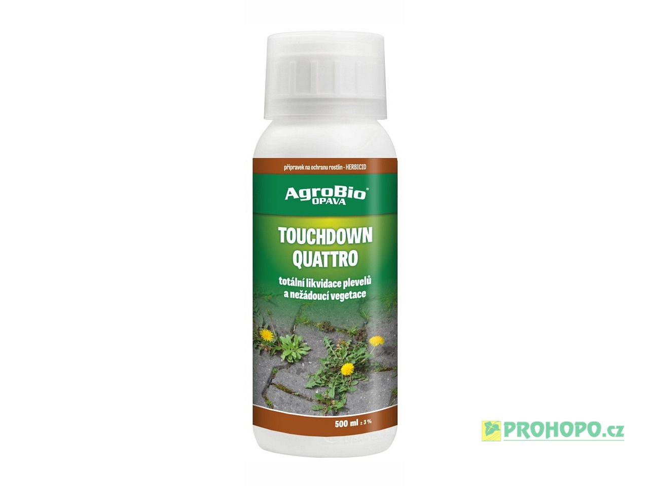 Touchdown Quattro 500ml - k hubení veškeré nežádoucí vegetace