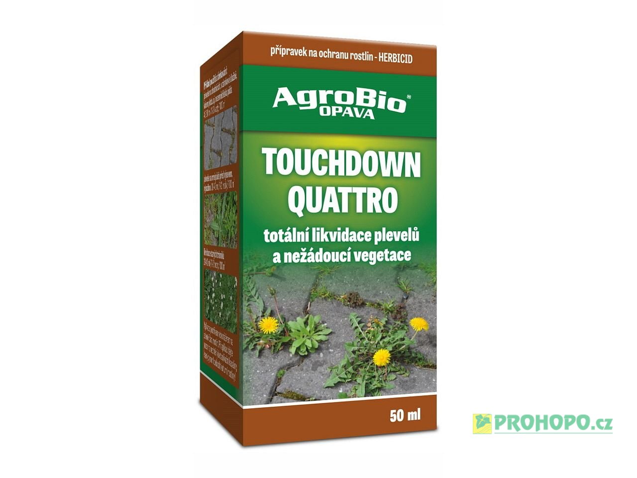 Touchdown Quattro 50ml - k hubení veškeré nežádoucí vegetace